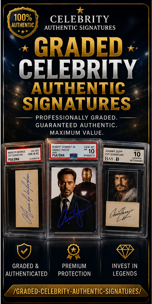 Graded Celebrity Authentic Signatures